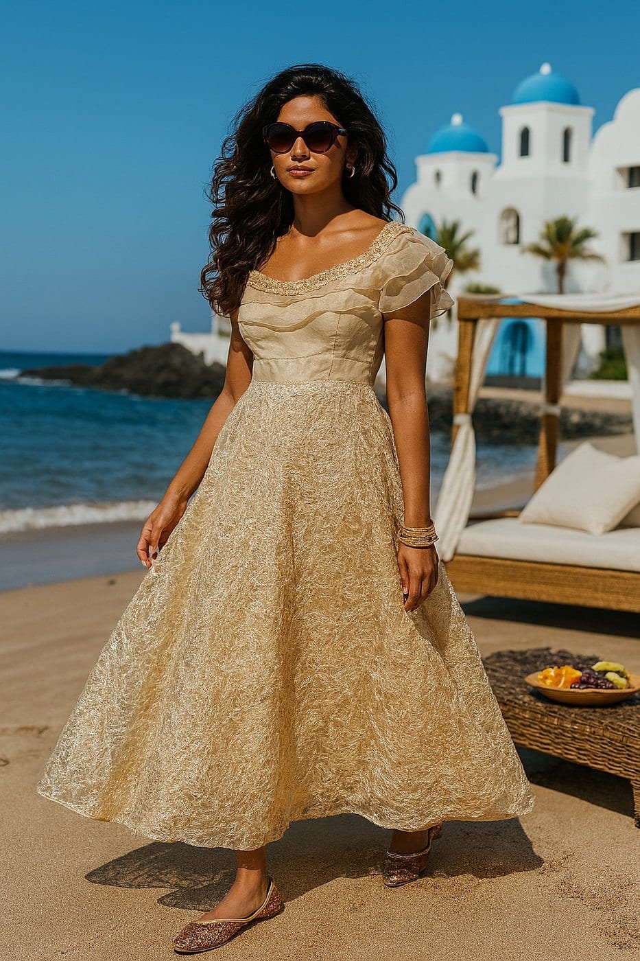 Champagne Gold Party Gown