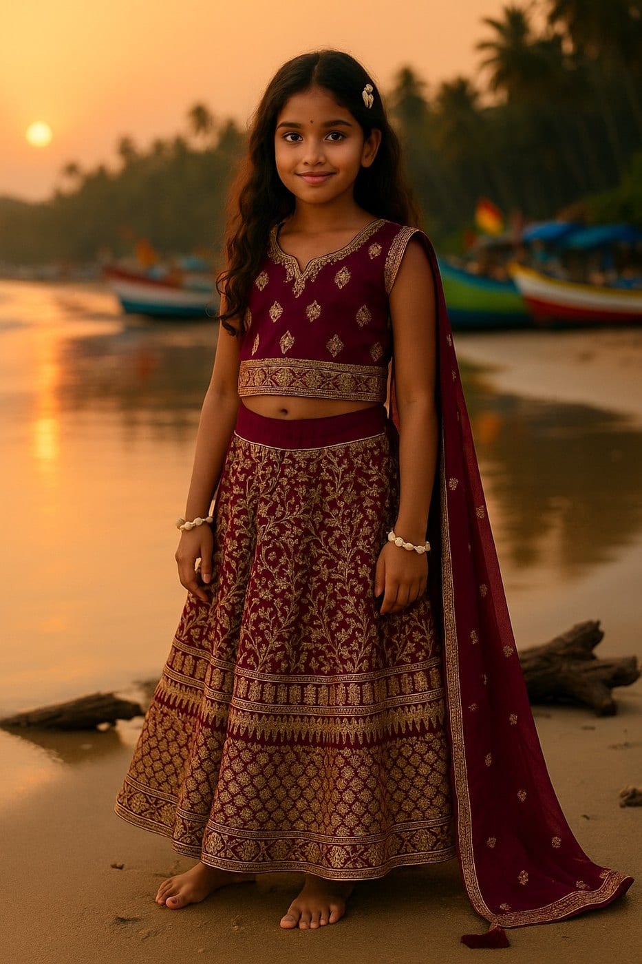 Perfect Plum Lehenga Set